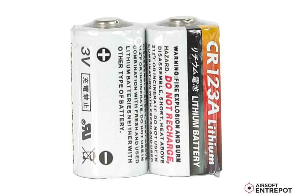 ATM - Piles CR123A 3V x 2