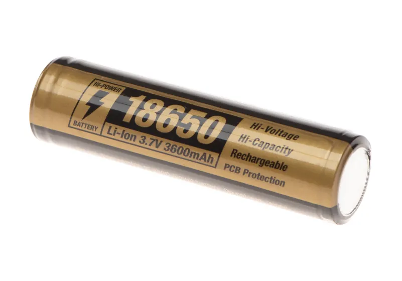 ClawGear - Batterie 18650 3,7V 3600Mah